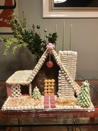 Midcentury modern gingerbread house