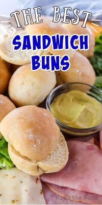 Sandwich Rolls are a baker's secret! Surprisingly easy to make, and good enough to serve all on their own, everyone will want your recipe! #sandwichrolls #sandwichrollsrecipe #britishbaps #sandwichbuns #hamburgerbuns #recipeforsandwichrolls #sandwichrollsrecipe #numstheword #recipe