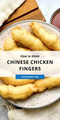 These Chinese Chicken Fingers taste exactly like the Chinese buffet! The outside is light and crispy, and the inside is filled with juicy chicken. Learn the secret to make them crisp & puffy.