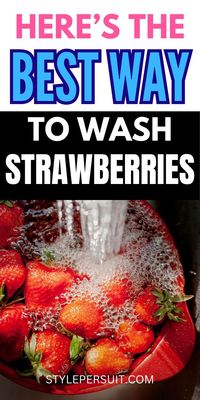 Washing strawberries properly is crucial to ensure they are clean, safe to eat, and retain their delicious flavor. Here's a simple and effective guide on how to wash strawberries easily: