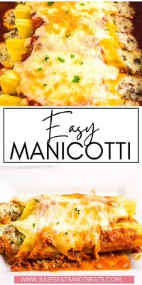 It doesn't get better than this Manicotti! Stuffed with cheese, ground beef and topped with sauce and cheese. It's a classic that is a hit every single time you serve it. Pair it with a tossed salad and garlic bread for the perfect dinner.