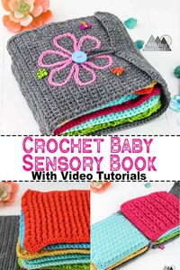 Crochet Sensory Book Free Pattern - Winding Road Crochet