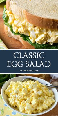 Our Classic Egg Salad is an all-American favorite! No need to over-complicate this simply delicious recipe.