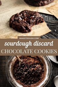 Elevate your dessert game with the elegance of Sourdough Discard Chocolate Cookies. Unlock the potential of sourdough starter to create a masterpiece of soft, chewy, and fudgy textures. Indulge in the richness of double chocolate and explore the complete recipe at makeitdough.com. Experience the joy of homemade delights with this elegant twist on traditional cookies.