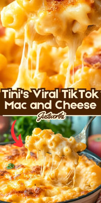 This is not your ordinary mac and cheese—it’s the internet sensation that’s taken TikTok by storm! Tini’s Viral Mac and Cheese combines creamy, cheesy goodness with a touch of nostalgia and modern flair. It’s quick, easy, and oh-so-satisfying—perfect for weeknight dinners, parties, or just indulging in comfort food at its best.