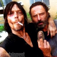 Norman Reedus and Andrew Lincoln