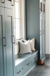 Cabin mudroom nook