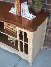 An old TV turned cabinet