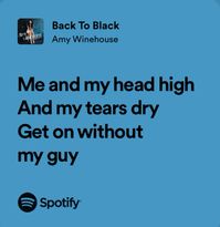 back to black - amy winehouse