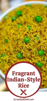 Serve this fragrant Indian style rice recipe with your favorite curries! This is a light and earthy rice recipe loaded with flavor and easy to prepare. An easy Indian rice recipe that is a perfect side dish recipe. #SideDish #IndianRice #IndianRiceRecipe #RiceRecipe