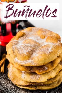 Often served during the Christmas and New Years holidays, this Mexican Bunuelos recipe makes the perfect fried dough covered in cinnamon sugar!