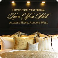 Great saying to put above wedding pictures wall