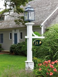 Hammond Lantern Post with Mortised Sign Bracket