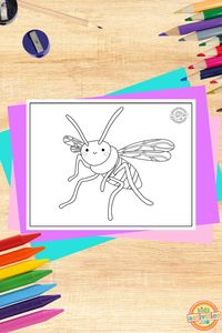 Yellow Jacket Coloring Page For Kids | Kids Activities Blog