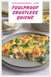 Enjoy all the flavors of a classic quiche without the hassle of a crust! Our no-crust quiche recipe is perfect for a quick and easy meal, packed with savory fillings and baked to perfection.