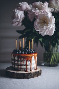 Carrot cake with lime cream cheese frosting & salted caramel sauce - Call Me Cupcake