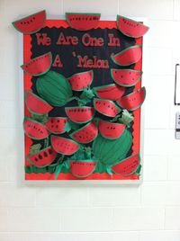 Watermelon back to school board