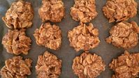 Easy No Bake Peanut Butter Cookies Recipe - Best Low Carb, Gluten Free & Keto No-Bake healthy cookie treat without oats, flour or sugar.