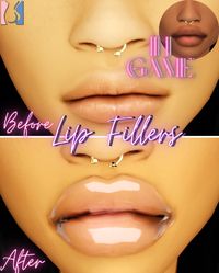 My first lip preset, I hope yall like them. 🤍 (NOTE) Different sliders and skins will make the lips look different so just fix them to your liking. :) - custom thumbnail -enabled for female and male -disabled for random