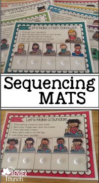 Sequencing Mats for teaching sequencing skills.