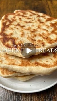 Marina L Georgallides🌞Food Content Creator✨ on Instagram: "No 1 of my top 10 recipes from EAT LIKE A GREEK 🇬🇷✨ follow @chefmarinie for more 🫶🏻

Now that I’ve officially hit the 70 recipe mark, which is typically the length of a cookbook, I thought I’d do a lil recap of my top recipes from the EAT LIKE A GREEK series so far ❤️

You all absolutely loved my homemade flatbread recipe, so here it is again✨
 📌 RECIPE BELOW - makes 8 flatbreads 

Gather 
300ml tepid water 
8g instant yeast 
1 heaped tsp honey 
500g white bread flour
Pinch of salt 

Extra flour for dusting 
Olive oil for pan frying 

Method 
1.) Combine the yeast and honey in the tepid water and whisk until frothy. 
2.) Mix in the flour with a wooden spoon, then knead using a standing mixture or by hand for 2-3 minutes. Add 