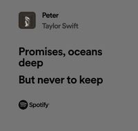 Peter - Taylor Swift