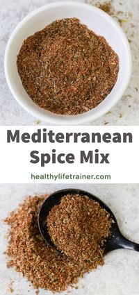 Use this Mediterranean spice mix to season your fish, meat, and chicken recipes. It gives the dishes a lovely aroma and a delicious flavour. #Mediterraneanspicemix #spicemix