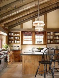 25 Smart Ways To Decorate An Attic Kitchen - DigsDigs