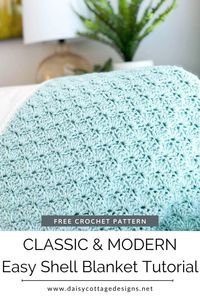 Discover the joy of creating your own shell stitch crochet blanket with our easy-to-follow video tutorial. Learn the intricate shell stitch pattern step by step and apply it to a variety of patterns ranging from classic to modern. Perfect for beginners and crochet enthusiasts alike, you'll soon be crafting your own cozy masterpiece!