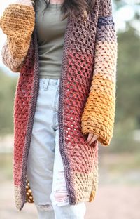 Endless Eyelets Cardi - Granny Cardigan Pattern – Mama In A Stitch