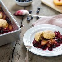 Einkorn Peach & Blueberry Cobbler | Jovial Foods