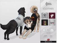 The Sims Resource - GOT Shirt 01 for Large Dogs