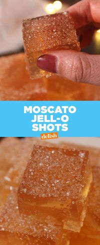 Moscato Jell-O ShotsDelish