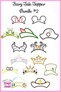 Fairy Tale Topper Set 2