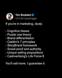 Marketing is applied psychology. Learn how people think, and you can make them buy. Click through to read a full blog post on cognitive biases.