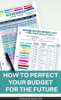 What do you do with your budget after the month is over, and you're ready to begin a new month? Most people don't realize it, but your spending throughout the month gives you some incredibly helpful information. #budgeting #expenses #expensetracker #worksheets #printables via @thebudgetmom