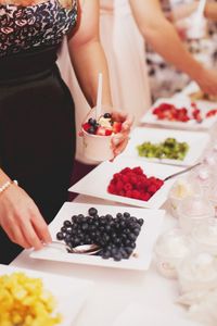 yogurt bar - bridal, baby shower, brunch