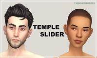 Unisex Temple Slider | squeamishsims on Patreon