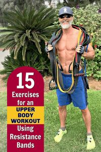 Bands are a highly effective fitness tool! Try this complete upper-body workout using a resistance band to create strength, shape, and definition in your upper body. Video included (click-through). #bands #resistanceband #over50 #workout #overfiftyandfit #healthier #upperbody #strength #muscle #fitness