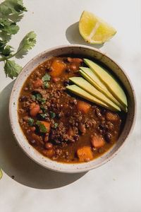 This nightshade-free chili is the perfect addition to your cool-weather rotation. It's packed with veggies and free of tomatoes or nightshade spices.