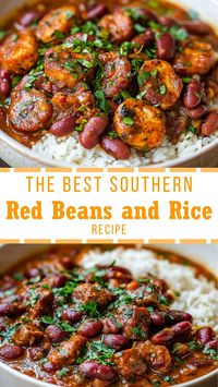 Discover the comfort of the South with this Best Southern Red Beans and Rice Recipe! Easy to make and full of flavor, this classic dish combines creamy red beans with seasoned rice, perfect for a cozy family dinner. Enjoy a taste of tradition with this delicious recipe that will warm your heart!