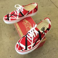 Van Halen's Iconic Frankenstrat Guitar Inspired Vans – B Street Shoes