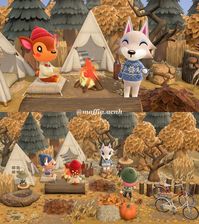 🍂 COZY FALL MOMENTS WITH MAFFIN ☕️🤎 🧣 Today’s activity: camping ⛺️ Before the real cold and winter season arrives, Maffin and her friends decided to enjoy one last day of camping in the woods. The trees are almost completely bare and the ground is covered with crunchy leaves - it’s impossible to resist jumping in! ———————————————————————— 🧸 Special thanks for the support: @the.cozy.gamer @swagfroggychairs @sugarbee.crossing @lojsans.crossing @woodsy.crossing @t_bean_crossing_ @stardust_hori...