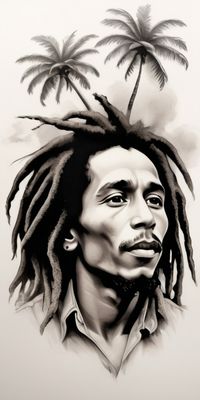 BOB MARLEY TATTOO DESIGN