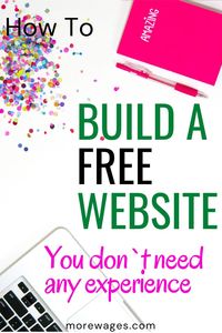 Learn how to create a free website from scratch, you don`t need any experience to get started.Successful blogging starts with a foundation and that foundation is your website.