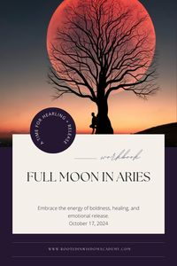 This Full Moon in Aries, with Chiron the Wounded Healer, brings an incredible opportunity for deep emotional healing and transformation. Use this workbook to reflect, release, and take bold action in your life.

Inside you’ll find:

Journaling prompts to explore emotional wounds
A Full Moon releasing ritual to let go of what no longer serves you
A guided meditation for healing and embracing your power
Action steps to move forward with courage