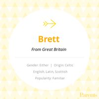 Baby Name: Brett