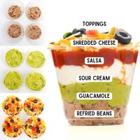 Individual 7 Layer Dip Cups