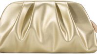 SWEETV Dressy Vegan Leather Clutch Purse for Women Formal, Soft Pleated PU Evening Clutch for Weddings, Proms, Cocktail-Gemma