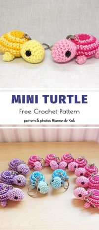 20 Keychain Free Crochet Patterns